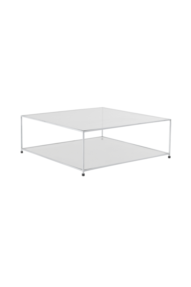 MATRIX soffbord 90x90 cm Krom