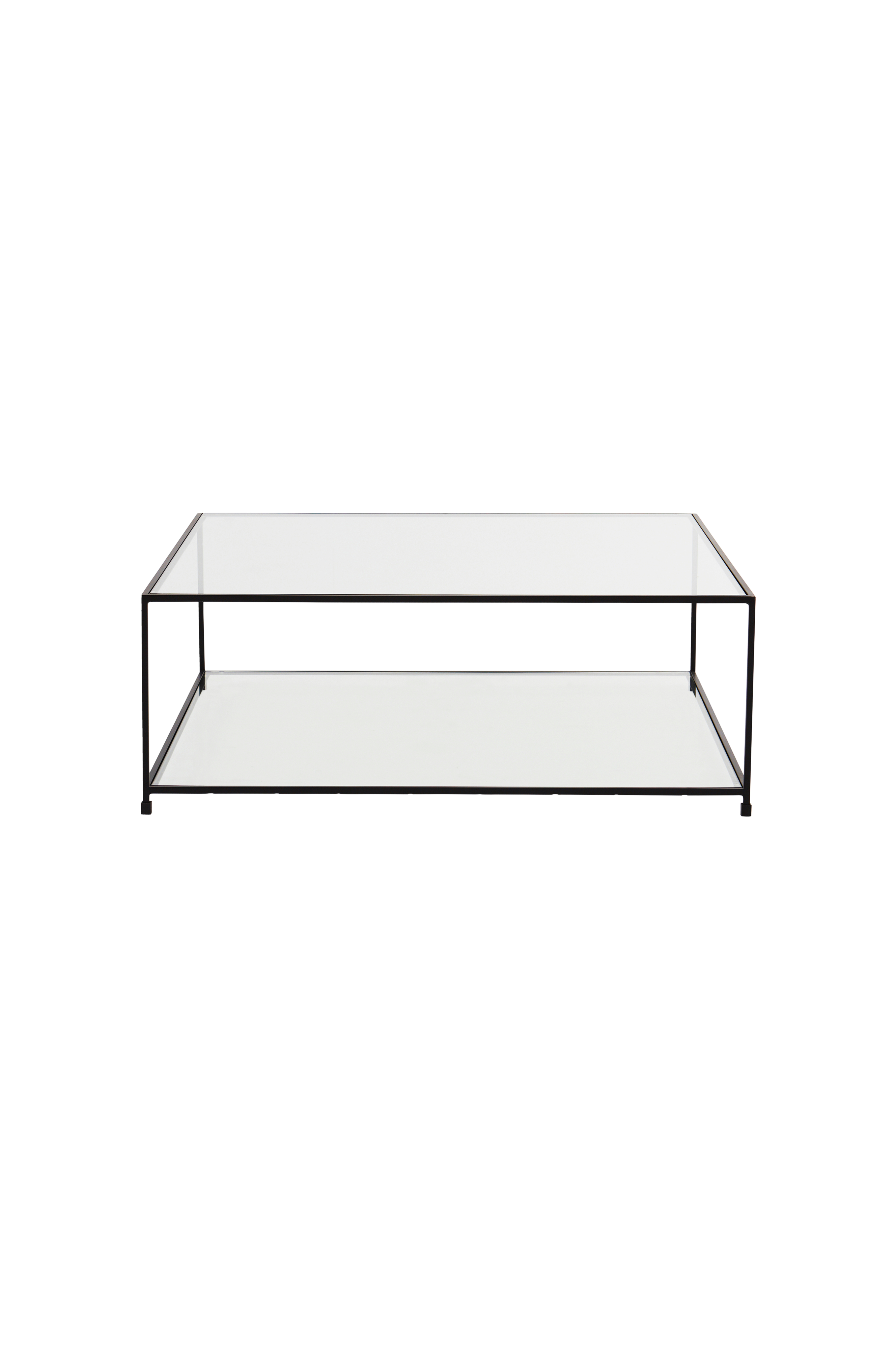 MATRIX Couchtisch 90x90 cm - Schwarz - Möbel