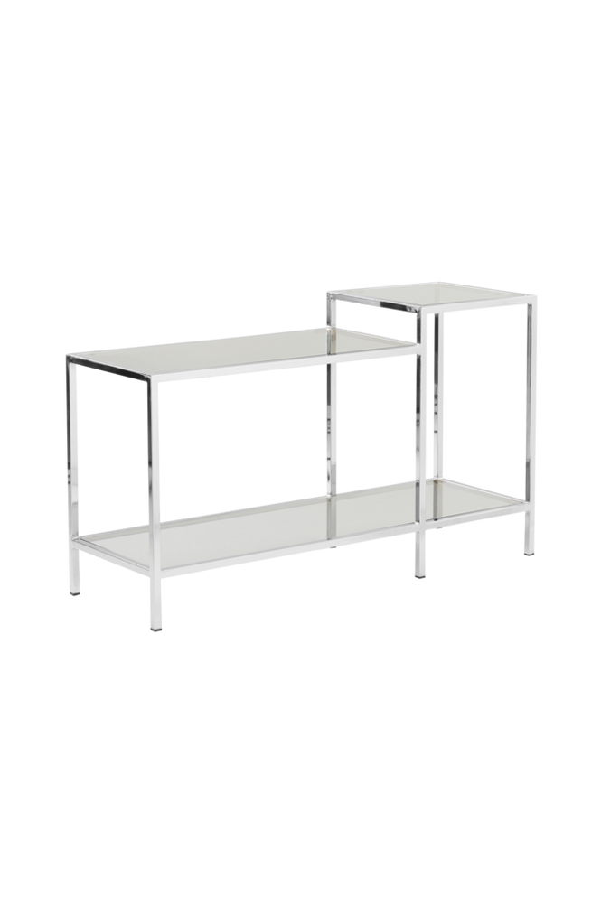 NOLITA sideboard 40x120 cm Krom/glas