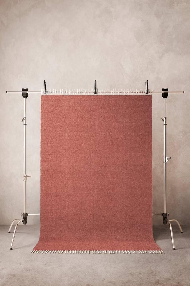 LONE bomullsmatta 160x230 cm Rost