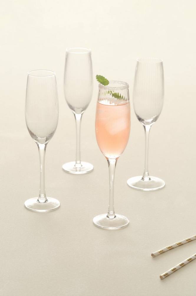 MAXIM champangeglas 4-pack Transparent