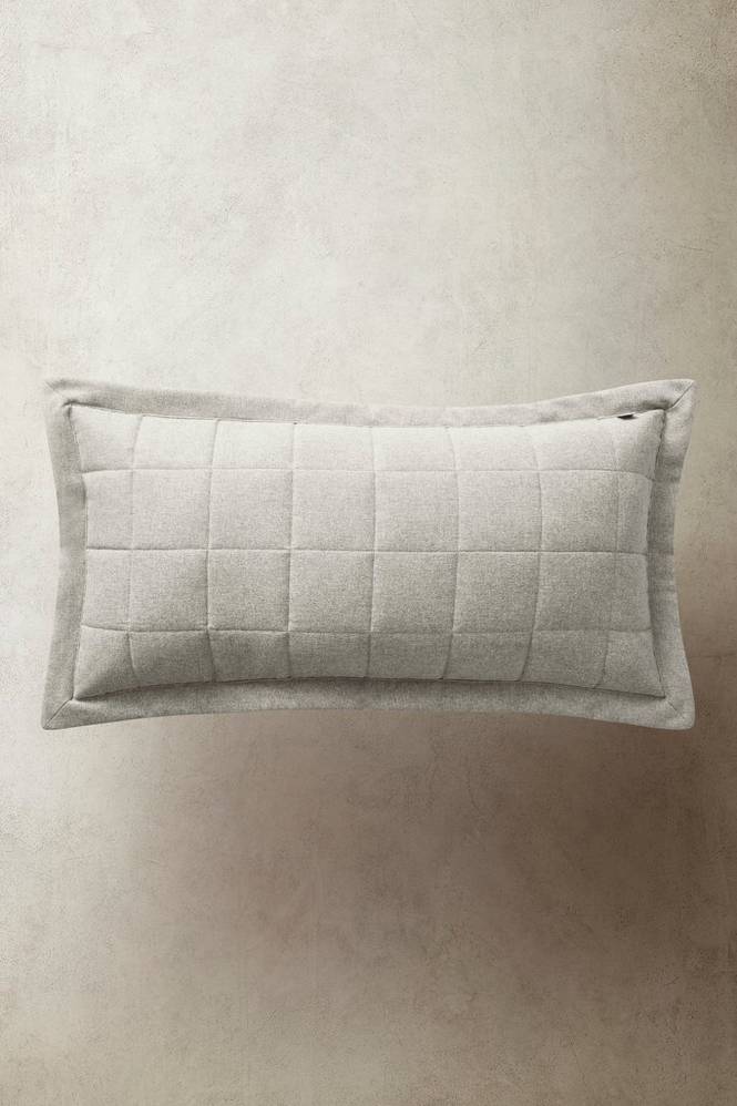 LINDEN kuddfodral 90x50 cm Ljusgrå