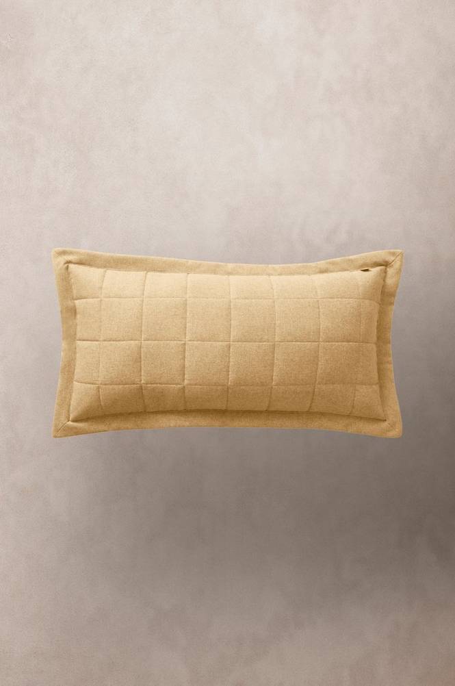 LINDEN kuddfodral 90x50 cm Ljus solgul