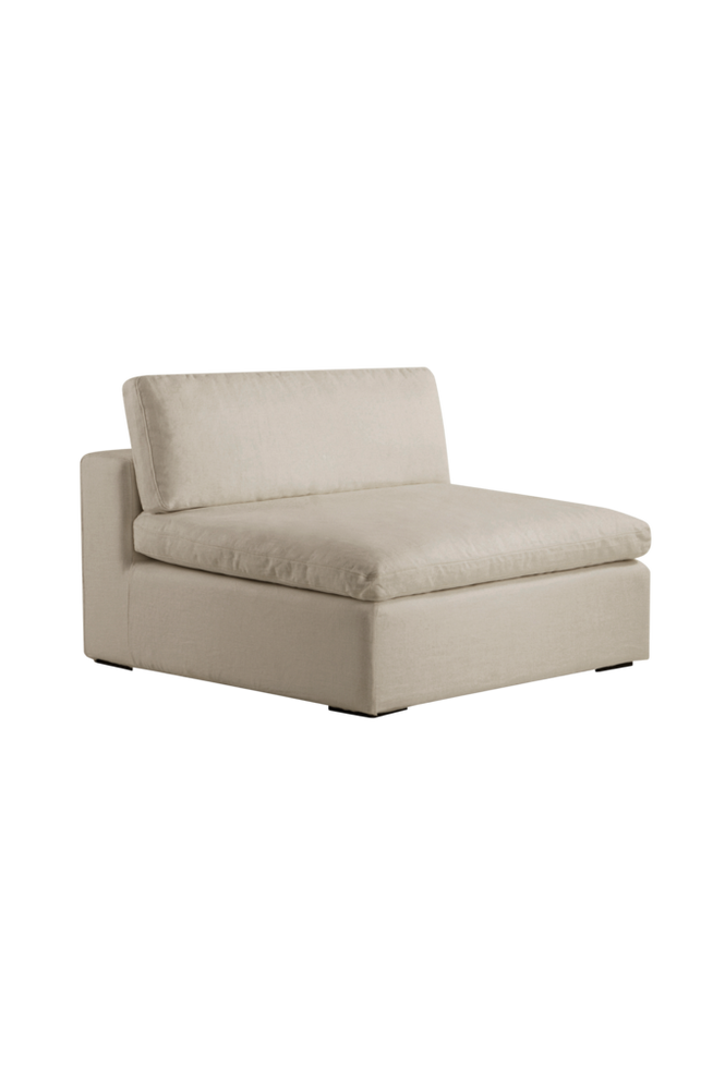 DALLAS soffmudul - mittdel Beige