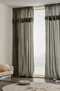 BILLY multifunktionsgardin 2-pack - ekologisk Grön