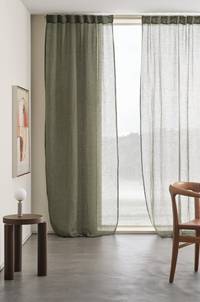 ELLEN linnegardin 2-pack Khakigrön