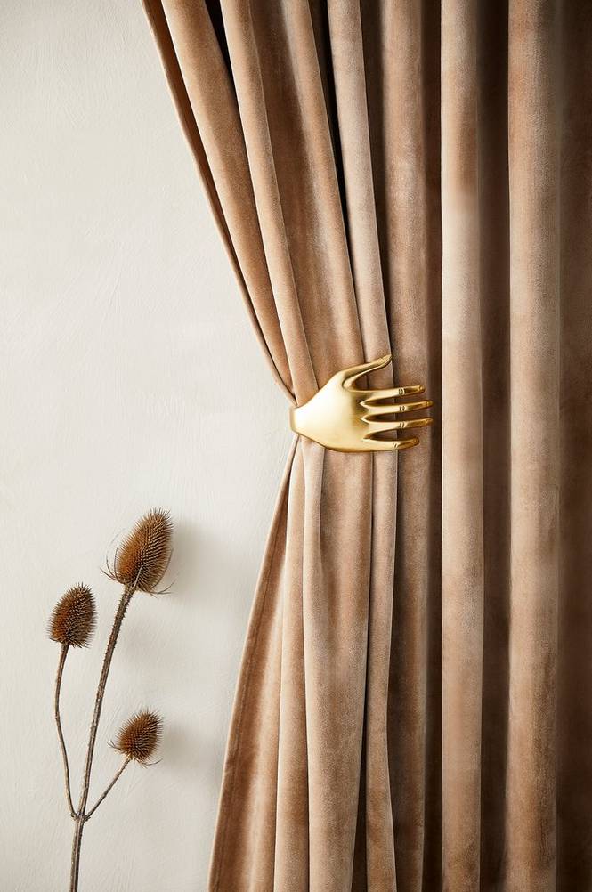 HANDY gardinomtag 2-pack Guld
