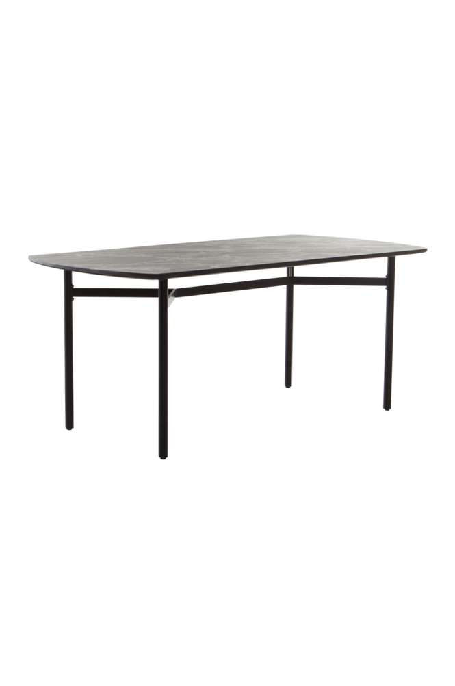 BARETTA matbord 90x180 cm Svart