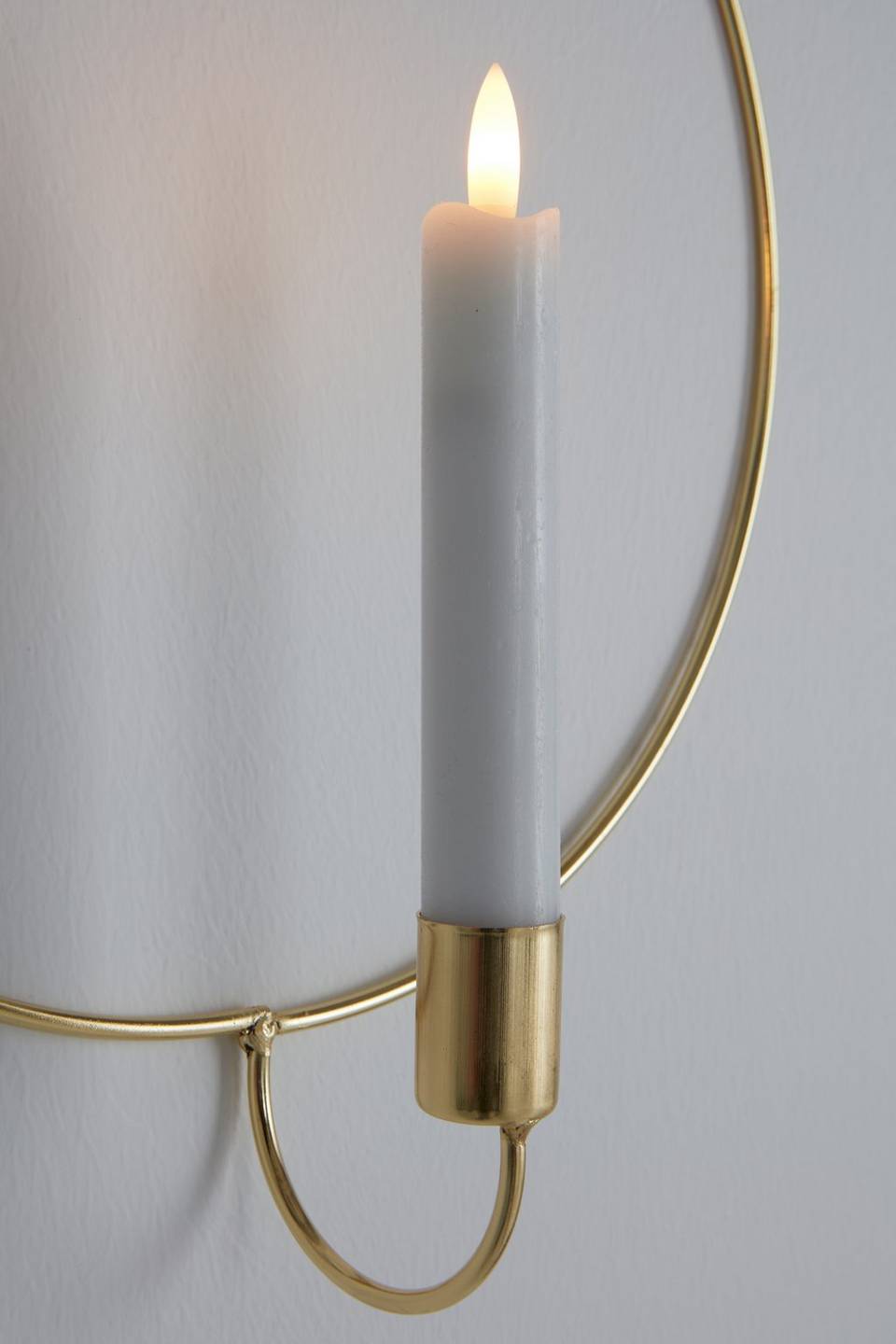 Star Trading CANDLE RING väggdekoration med LED-ljus, mässing från Star Trading, bild 2