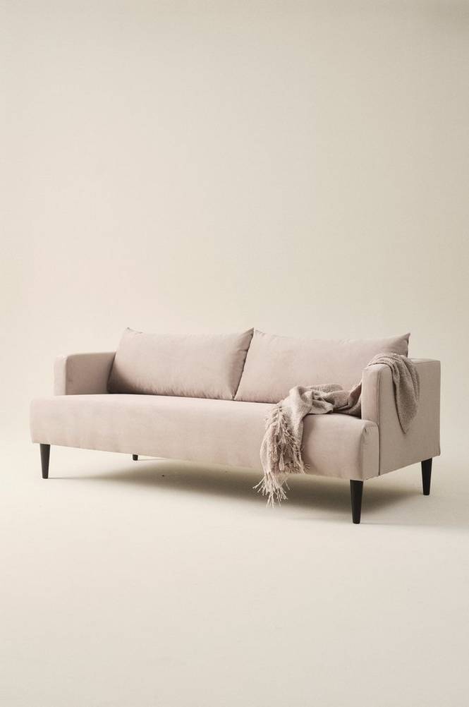ALLEGRA soffa 2,5-sits Guldbeige