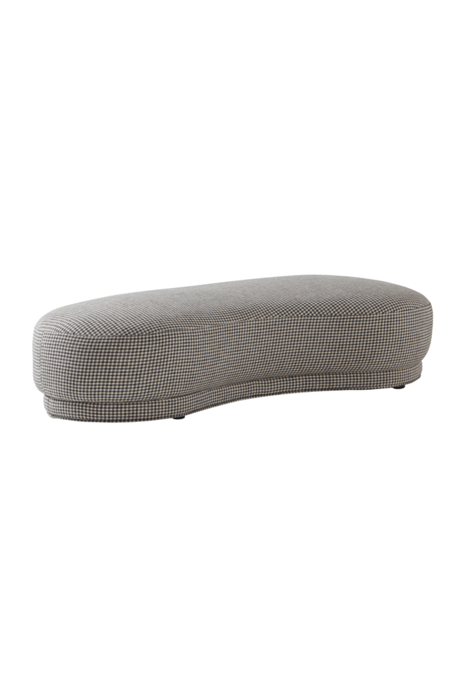 COCONINO sittpuff Svart/vit hundtand
