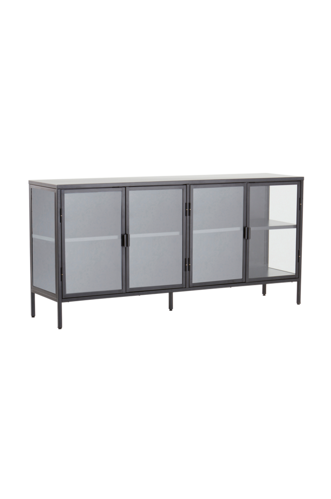 BLACKBURN sideboard 40x160 cm Svart