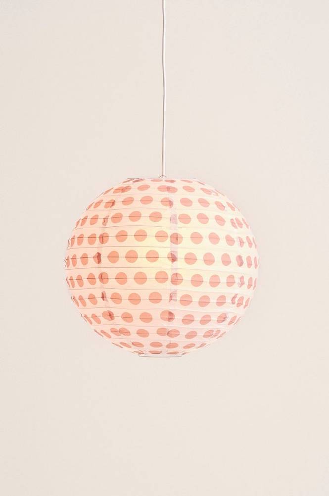 KEAN taklampa Vit/rosa