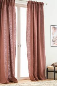 HEDDIE linnegardin 2-pack Brun