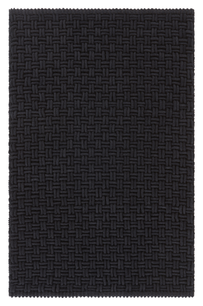 PANAMA badrumsmatta 50x80 cm Svart