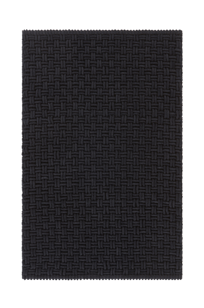 PANAMA badrumsmatta 80x120 cm Svart