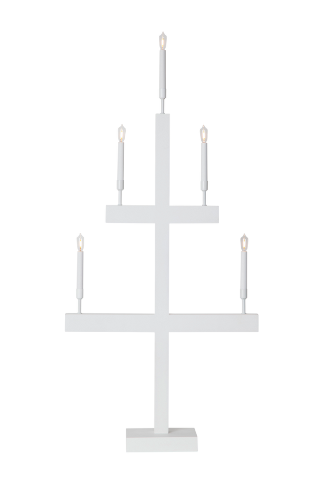 STORM elljusstake LED - hög Vit