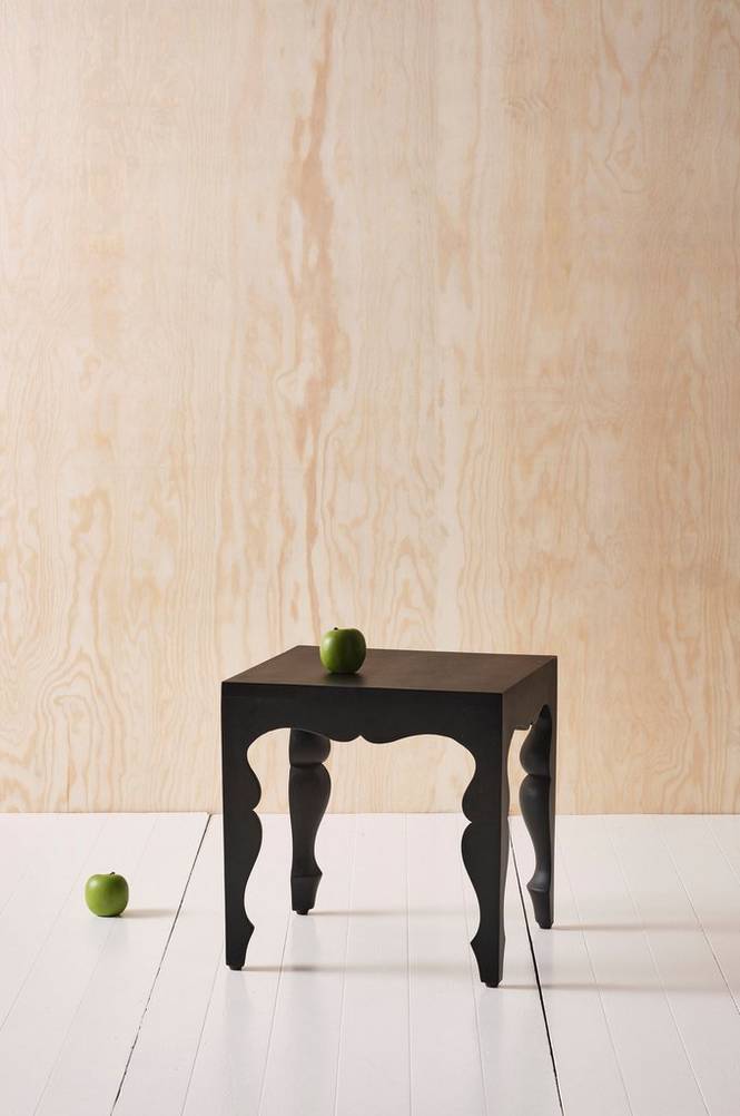 MIRANO barnbord 50x50 cm Svart