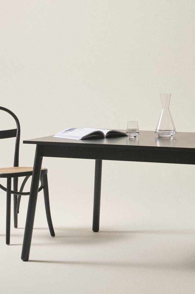 KINNA matbord 90x180 cm Svart