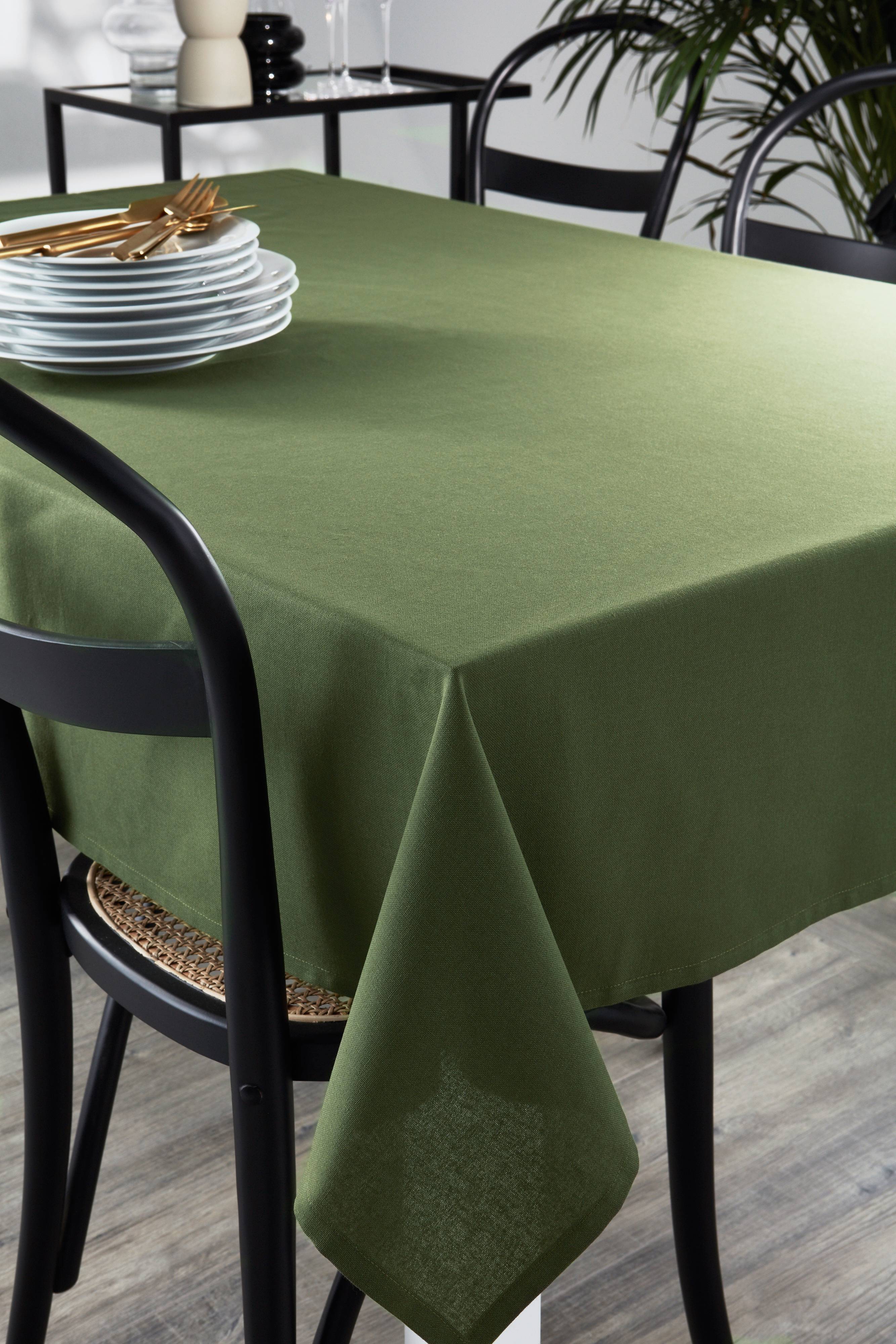 Elke week boete Hectare ELORA tafelkleed - Groen - Keuken & tafellinnen | Jotex