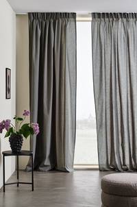 ELORA gardin 2-pack Mörkgrå