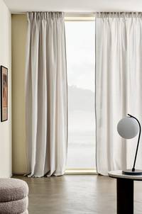 ELORA gardin 2-pack Silvergrå