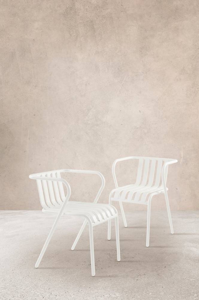 NERJA karmstol 2-pack Vit