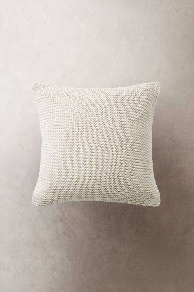 EBBA kuddfodral 50x50 cm - ekologisk Naturvit