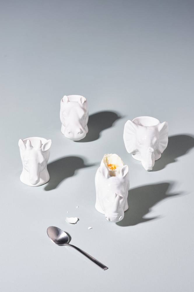 DION äggkopp 4-pack Vit
