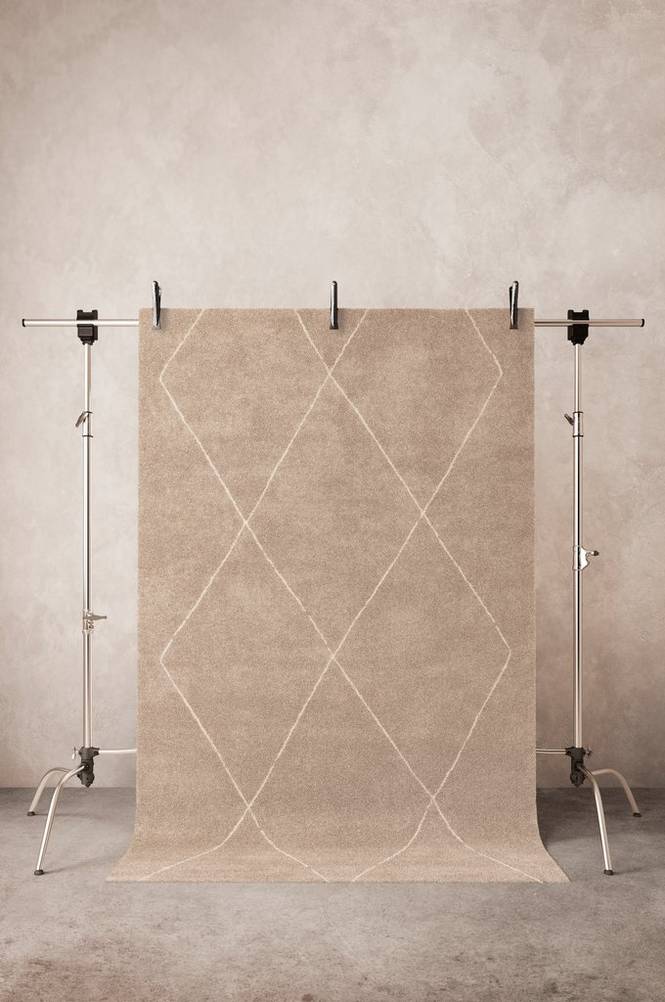 NANCY luggmatta Beige/naturvit