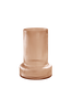 ATTICUS glassvase - høyde 28,5 cm Amber