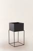 BYRON potte med stativ 32x32 cm Matt svart