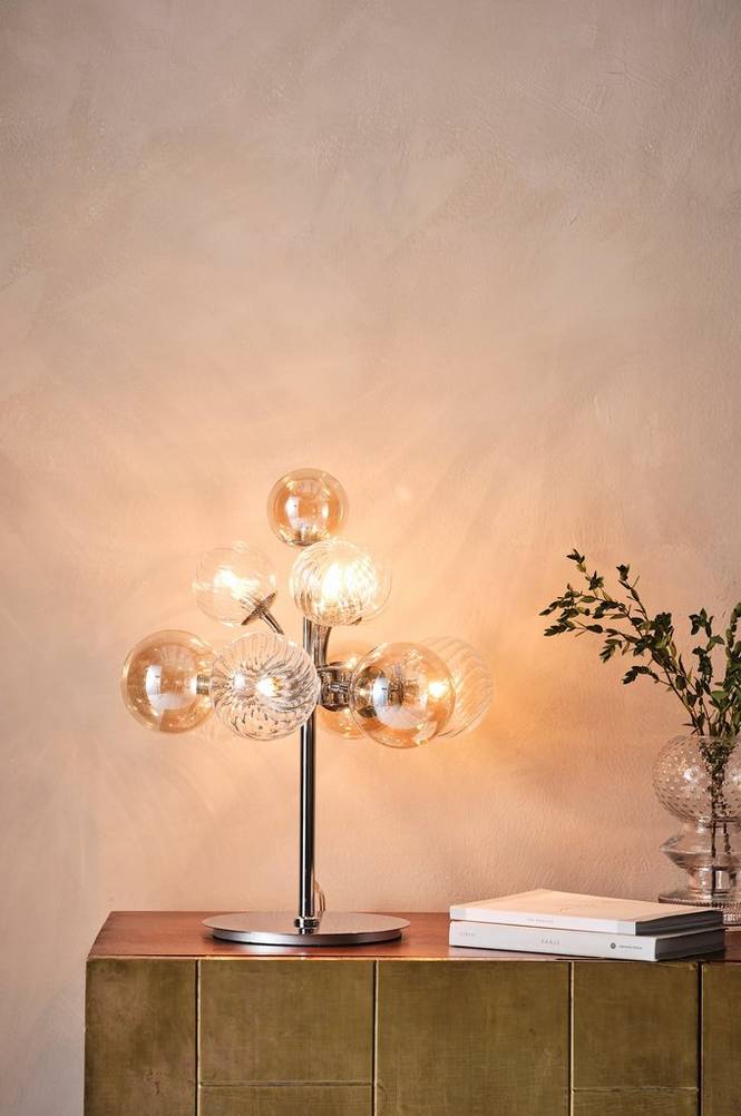ELECTRA bordslampa Krom