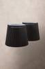 SOLO lampunvarjostin, 2/pakk. - iso Black mdf/ metal