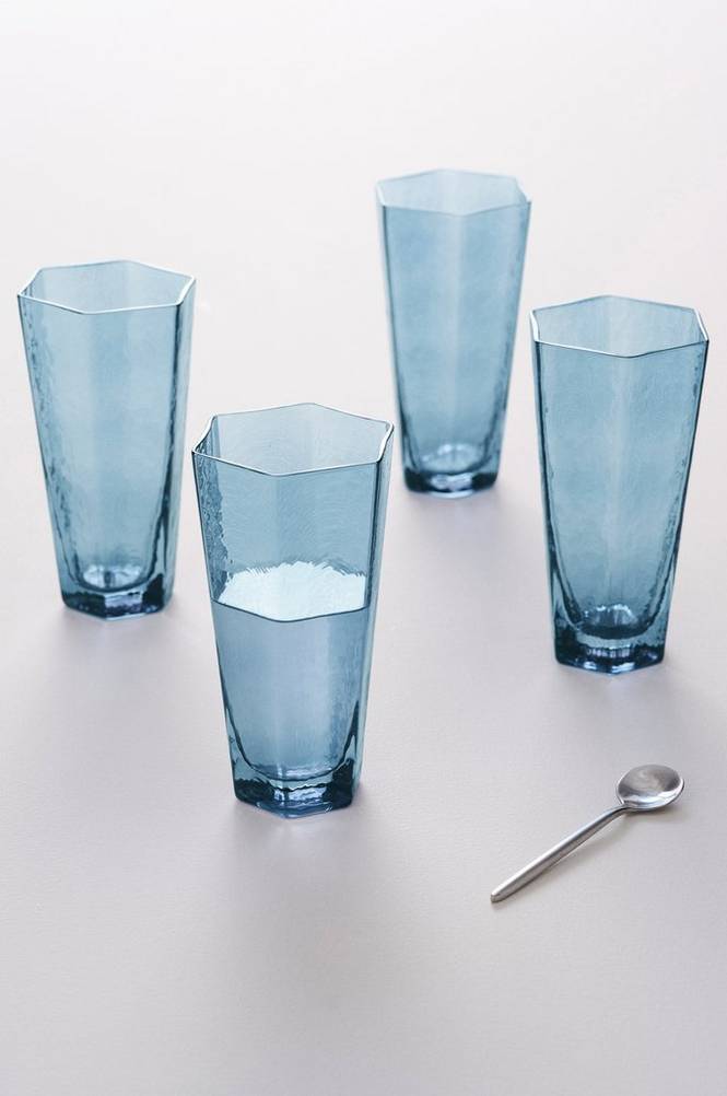 AMORY höga glas 4-pack Blå