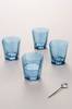 AMORY lave glass, 4-pk Blå