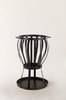 GALWAY bålkurv ø 40 cm Black mdf/metal