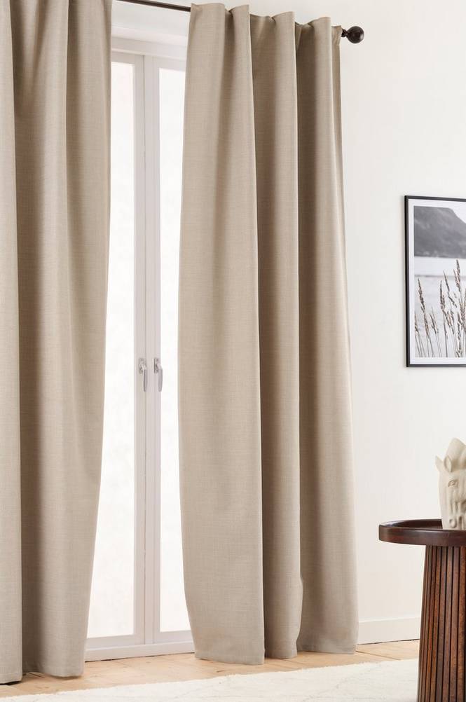 ERIS mörkläggningsgardin - 1 längd Beige