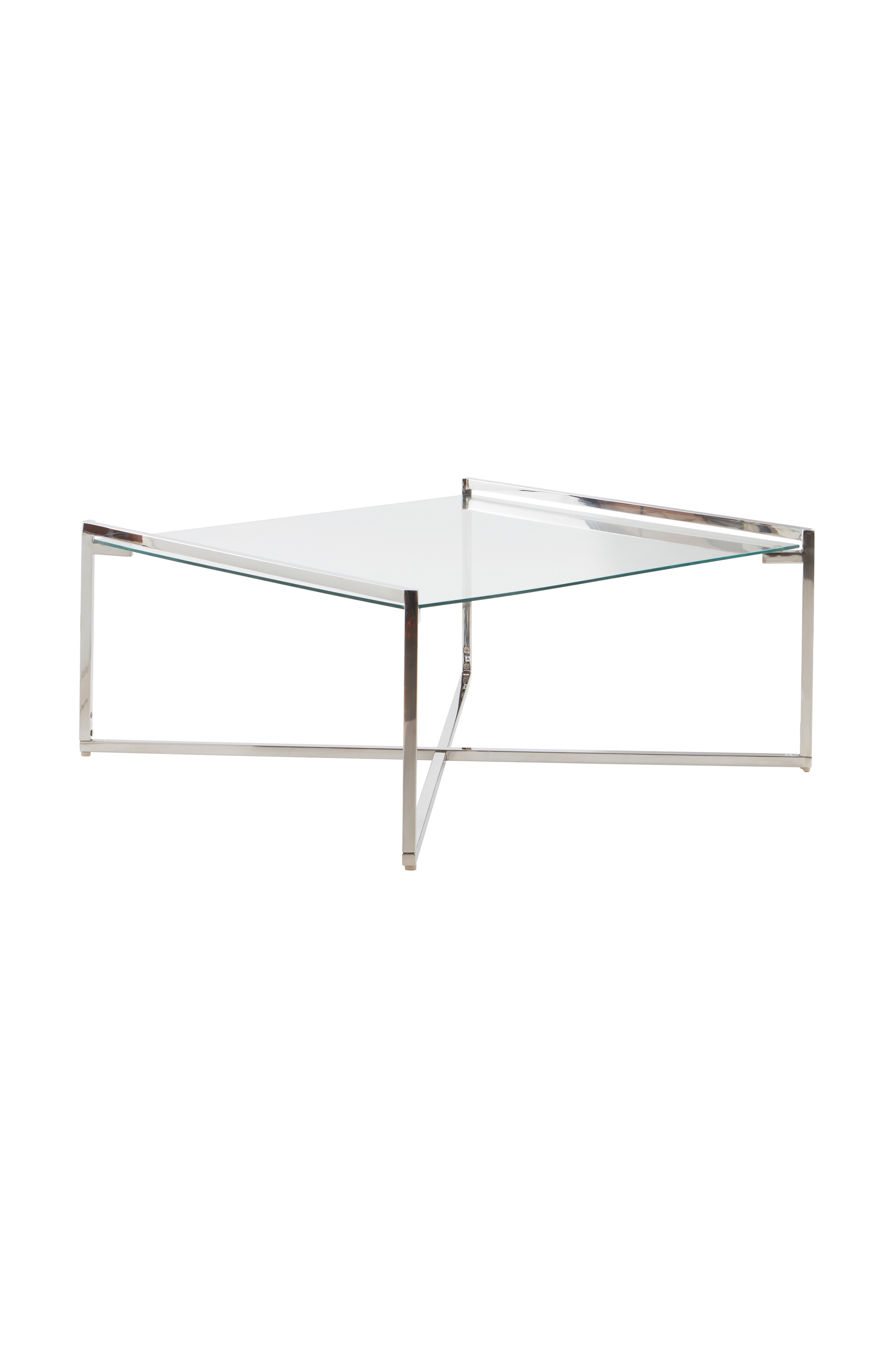 Uitgraving leg uit over het algemeen IGGY salontafel 90x90 cm - Chroom - Meubels | Jotex