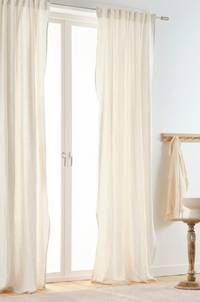 ALINA linnegardin 2-pack Ljusrosa/naturvit