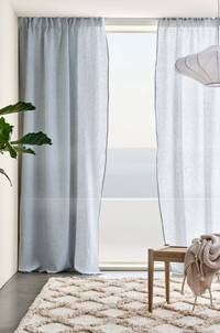 ALINA linnegardin 2-pack Blå/naturvit