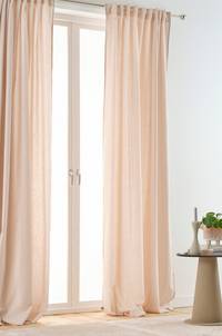 DEMIE multifunktionsgardin 2-pack - ekologisk Ljusrosa