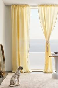 OLGA linnegardin 2-pack Ljusgul