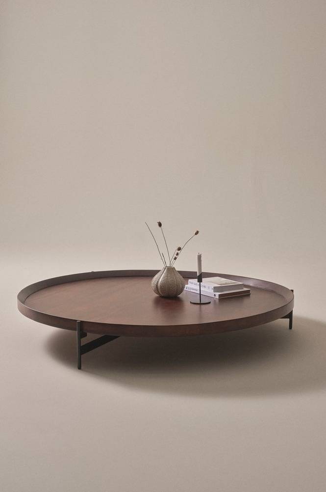 HALIFAX soffbord ø 140 cm Brun