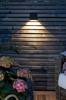 Solcelle væglampe Wally Cube Black mdf/metal