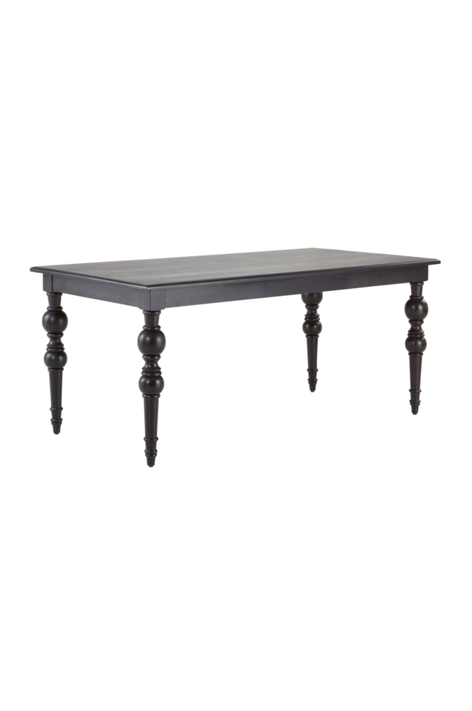 PRINCETON matbord 90x175 cm Matt svart
