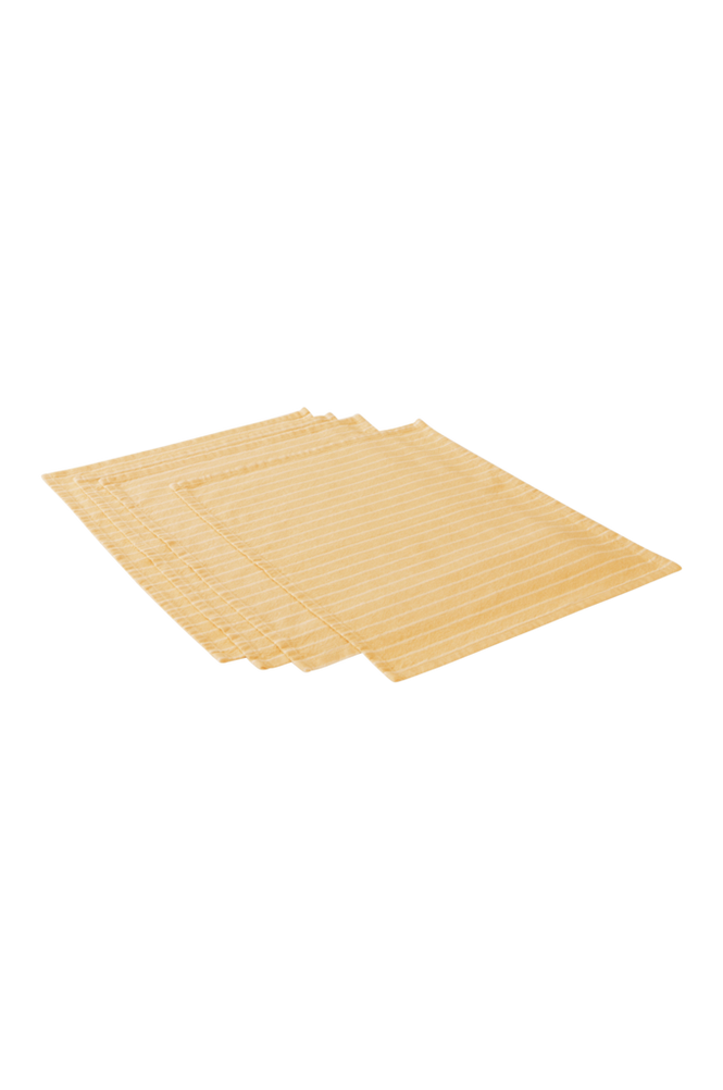 FEI bordstablett 4-pack Senapsgul/vit