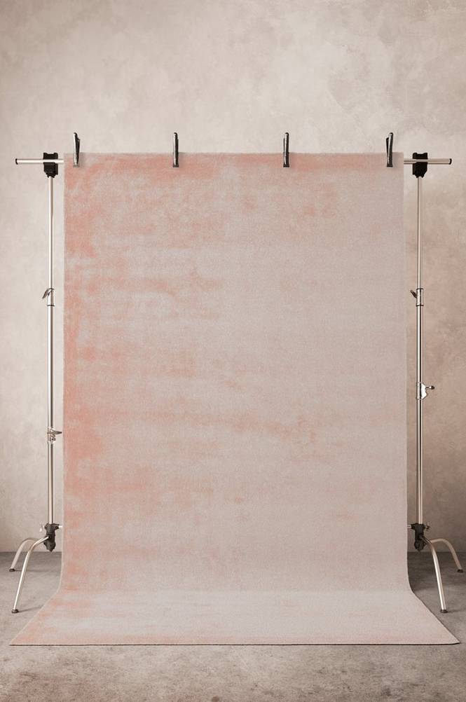 FLINTSTONE lyocellmatta 200x300 cm Ljusrosa