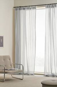 CAISA multifunktionsgardin 2-pack Ljusgrå