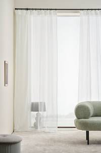 CAISA multifunktionsgardin 2-pack Naturvit